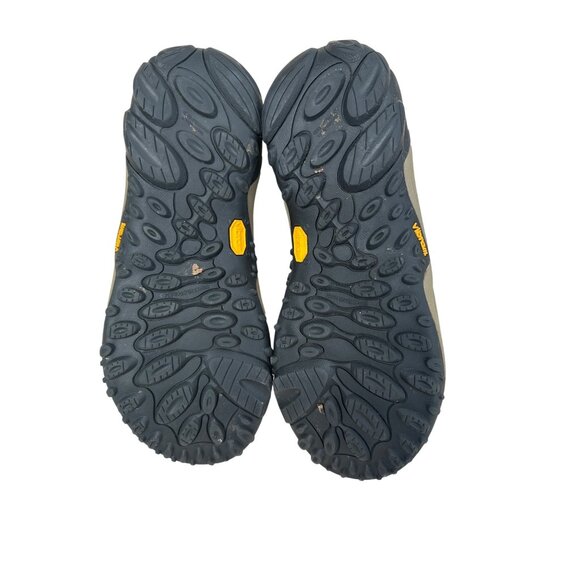 Merrell Men’s Suede Leather Outdoor Sandals Size 14 Adjustable Straps Vibram Sol - Picture 5 of 7